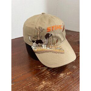 Stihl Outfitters 2008 Embroidered Hunting Dog & Pheasant Hat X3